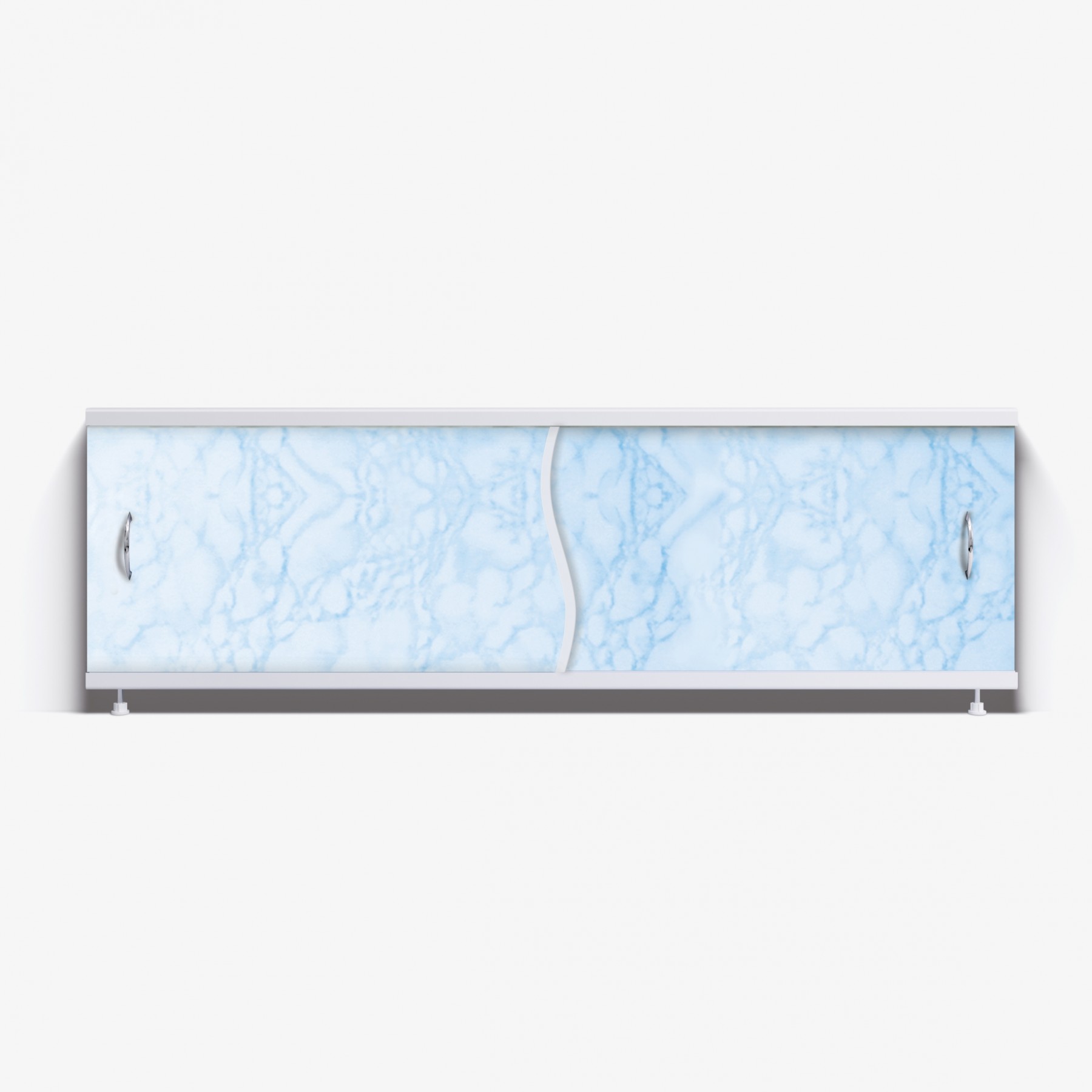 Экран под ванну Премьер 170 светло-голубой мрамор