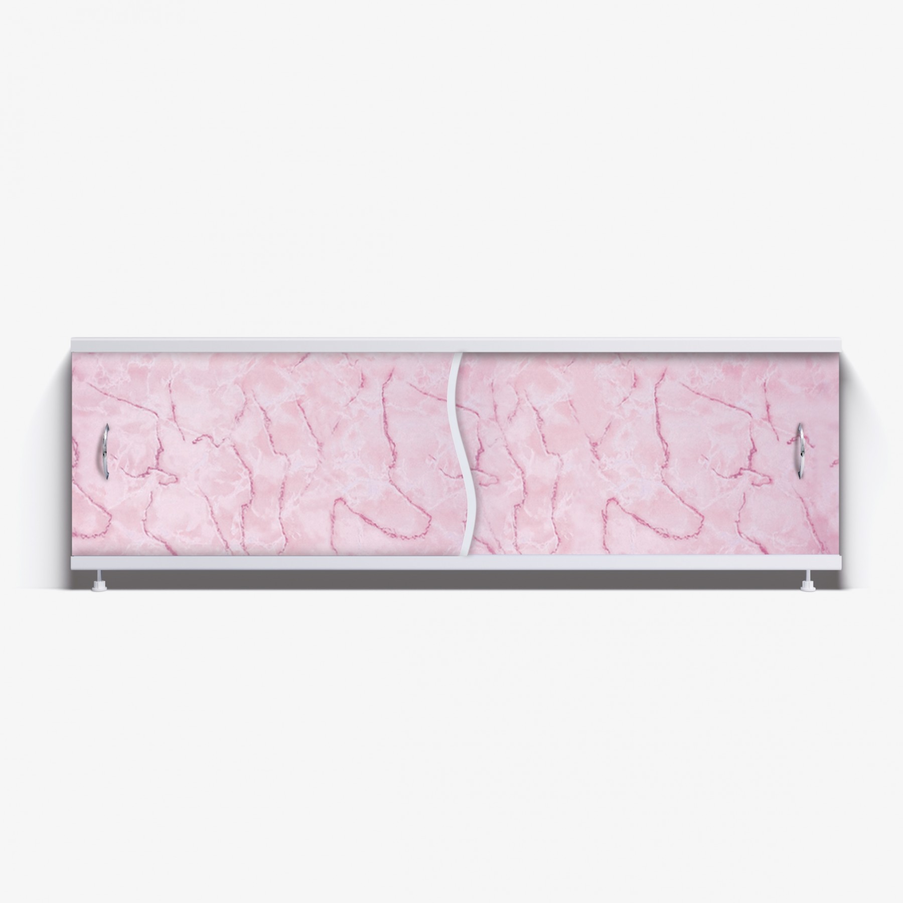 Экран под ванну Премьер 150 розовый мрамор