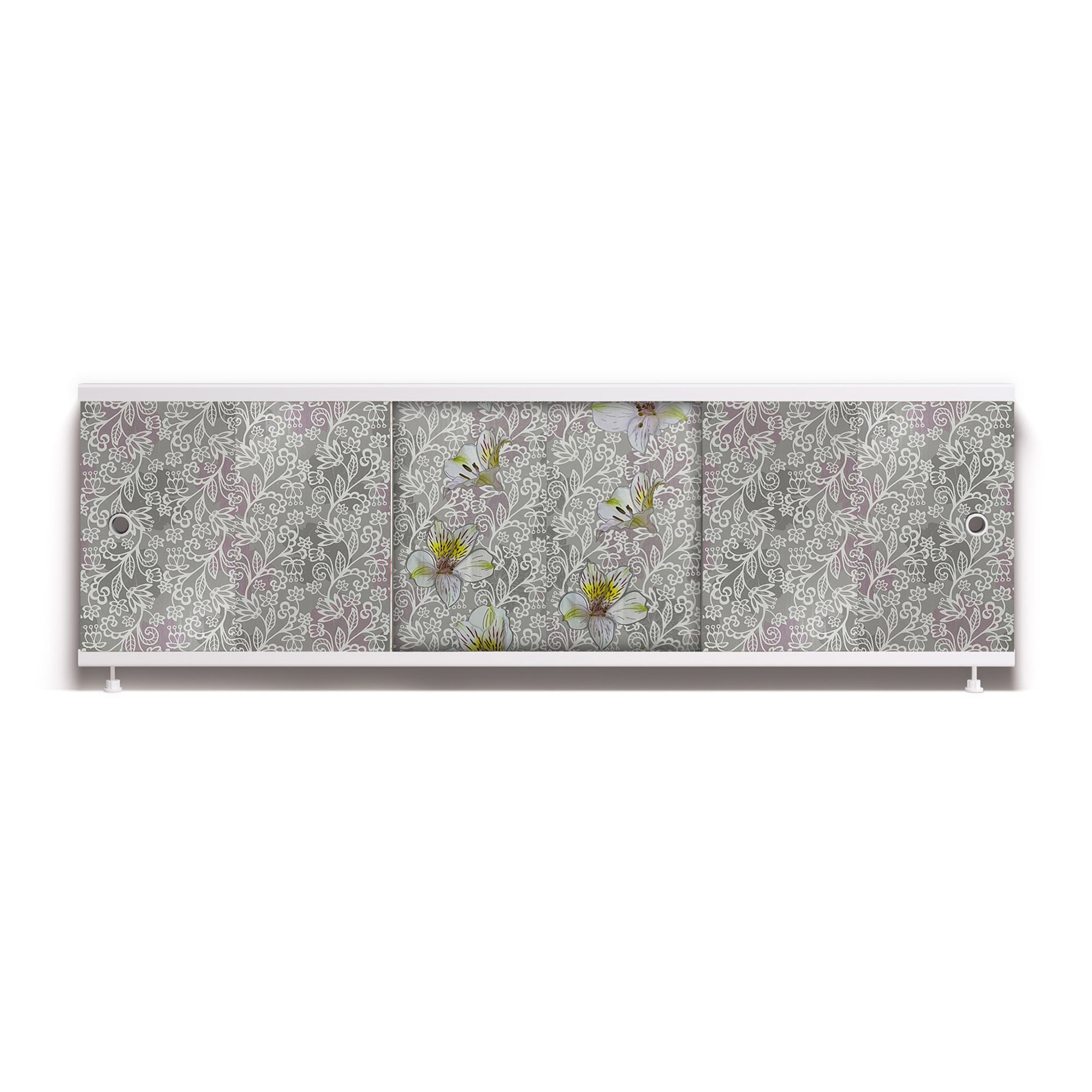 Экран под ванну Оптима Decor 170 цветочный вальс