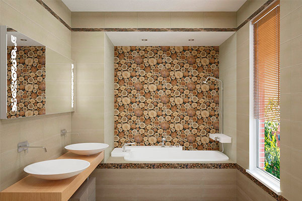 Дизайн ванной комнаты в эко-стиле, скандинавском интерьере и лофте