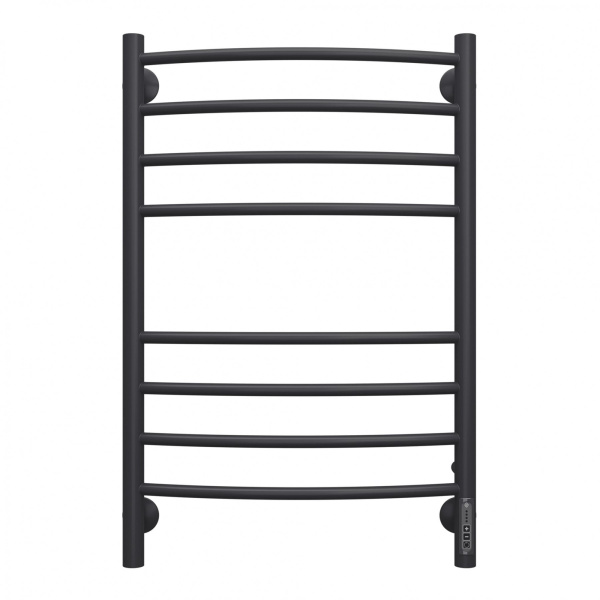 Полотенцесушитель электрический Terminus Классик П8 500x800 матовый чёрный - изображение 2