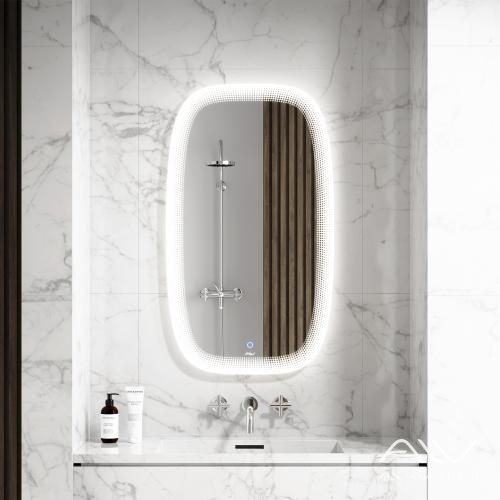 Зеркало Matrix Lux 90 с подсветкой
