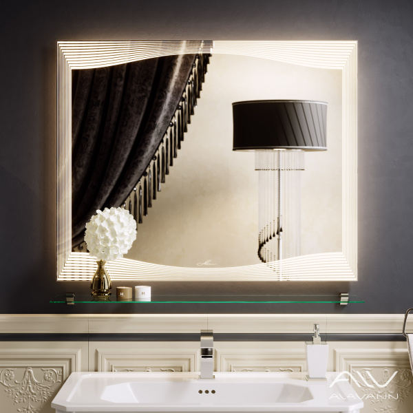 Зеркало Monaco 100 с подсветкой - изображение 1