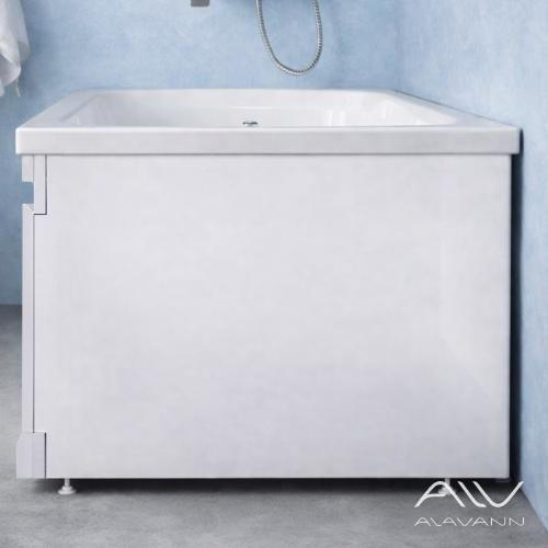 Экран под ванну МДФ Soft 70 см торцевой правый, белый