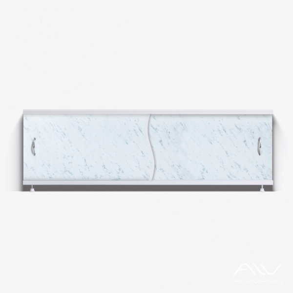 Экран под ванну Премьер 150 серые облака - изображение 1