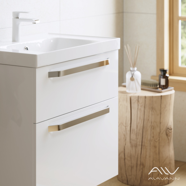 Тумба с раковиной Paris 70 белая - изображение 5