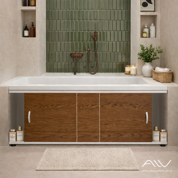 Экран под ванну Elegant 170 дуб светлый - изображение 2