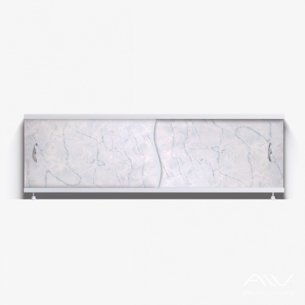 Экран под ванну Премьер 150 серый мрамор - изображение 1