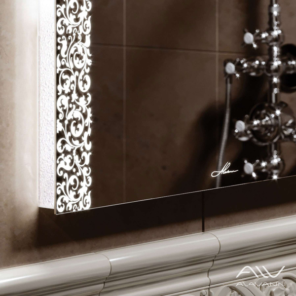 Зеркало Delveto 70 с подсветкой - изображение 3