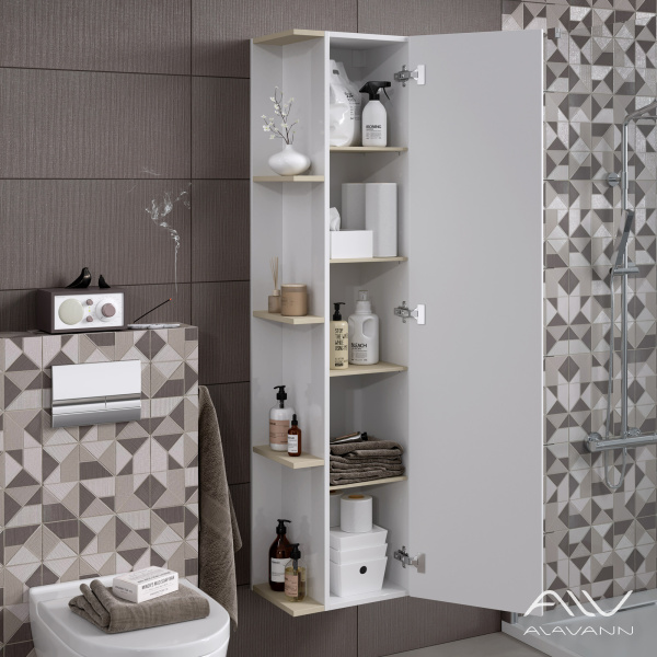 Шкаф-пенал Univers 40 белый - изображение 2