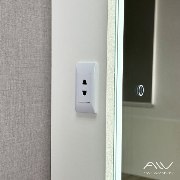 Зеркальный шкаф Lana 50 с подсветкой, сенсорное - изображение 4