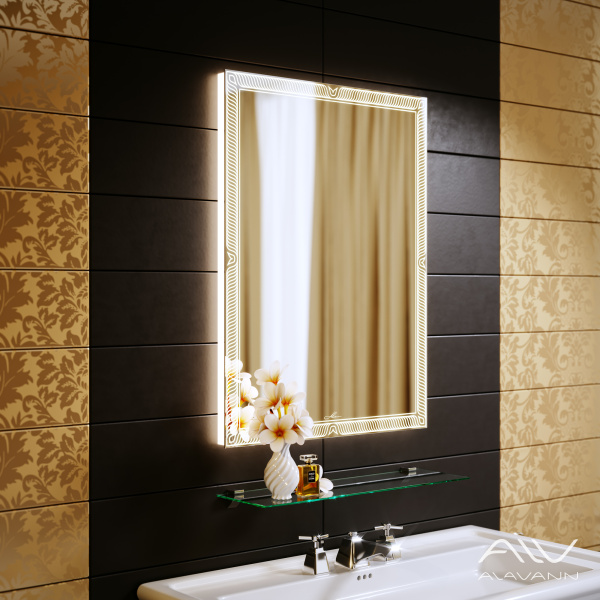 Зеркало Sonata 60 с подсветкой - изображение 2