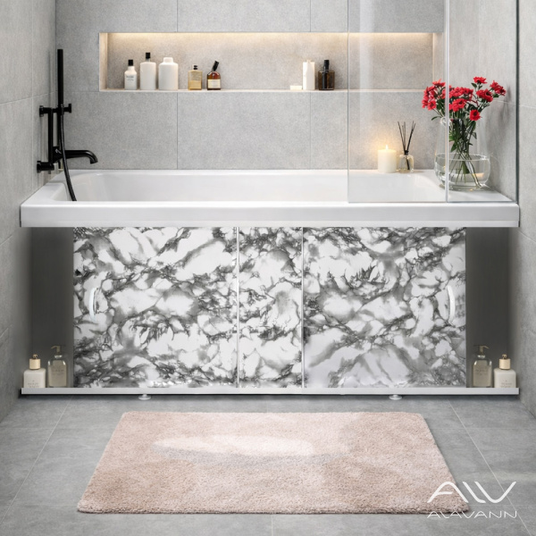 Экран под ванну Elegant 150 насыщенный серый - изображение 2