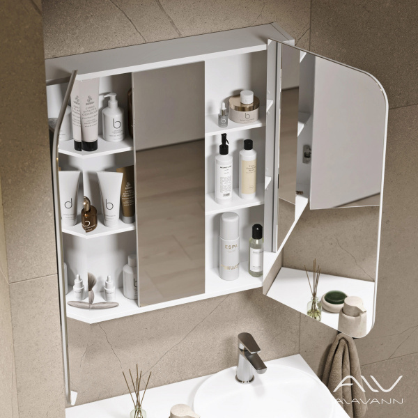 Зеркальный шкаф-трюмо Cosmetic 80 с приближением - изображение 3