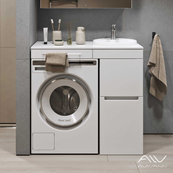 Тумба с раковиной Cosmetic 100 белая - изображение 1