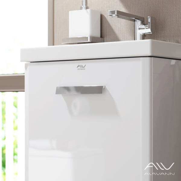 Тумба с раковиной Dorn 50 белая - изображение 4