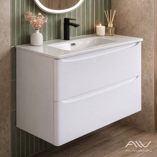 Тумба с раковиной Радо 80 белый - изображение 1