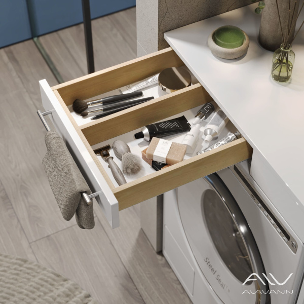 Тумба с раковиной Cosmetic 95 белая - изображение 4