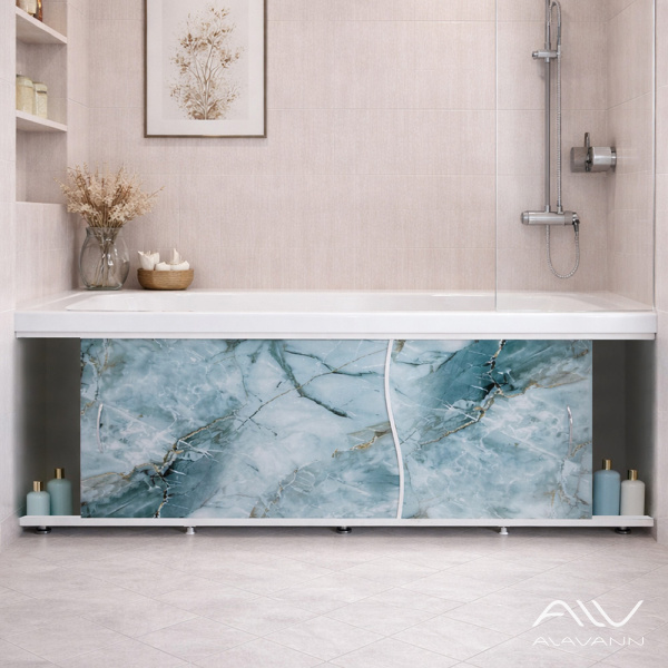 Экран под ванну Elit 150 мрамор санторини - изображение 2