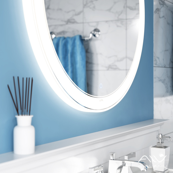 Зеркало Solis 60 с подсветкой и сенсорным выключателем - изображение 3