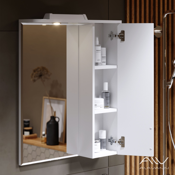 Зеркало-шкаф Vittoria 60 белый - изображение 2