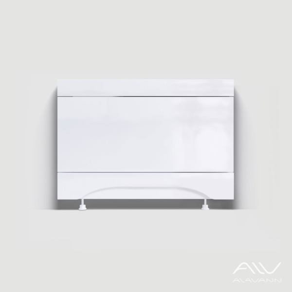 Экран под ванну торцевой 70 см МДФ, цвет белый - изображение 1