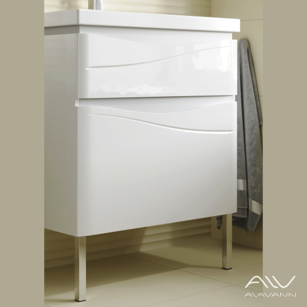 Тумба с раковиной Silvia 70 белая - изображение 5