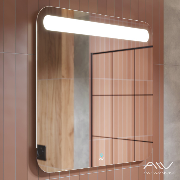 Зеркало Largo 80 с подсветкой - изображение 3