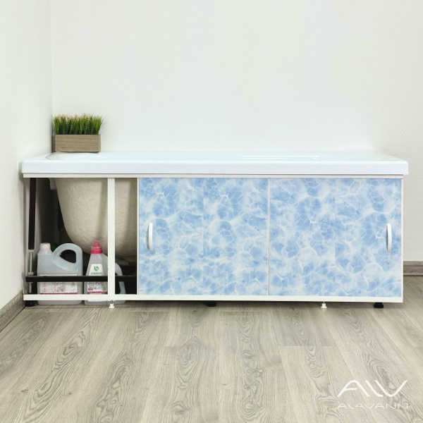 Экран под ванну Respect 170 голубые блики - изображение 2