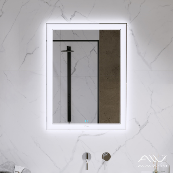 Комплект тумба  Soft 100 левая, столешница МДФ с умывальником Купер, зеркало Emma 60 - изображение 6