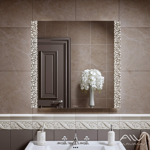 Зеркало Delveto 70 с подсветкой - изображение 1