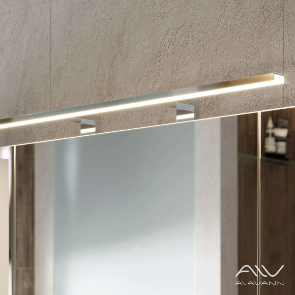 Зеркальный шкаф Univers 80 белый - изображение 2