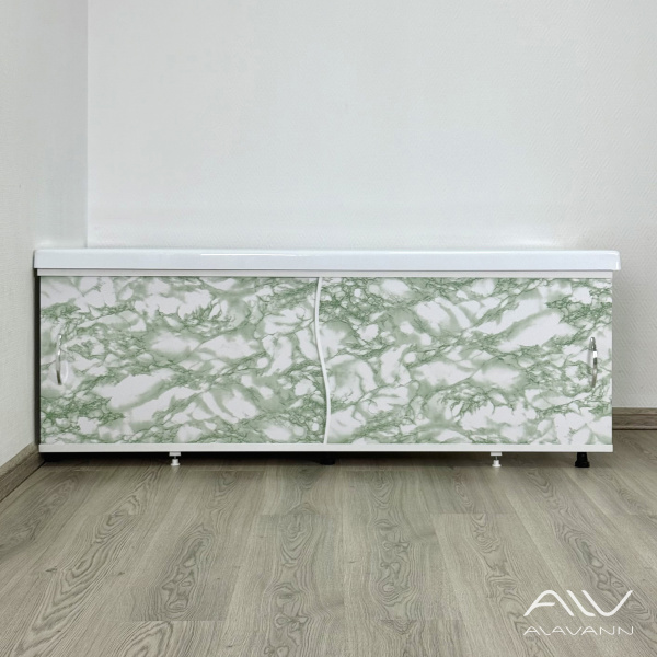 Экран под ванну Elit 170 зеленый мрамор - изображение 1