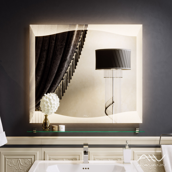 Зеркало Monaco 90 с подсветкой - изображение 1
