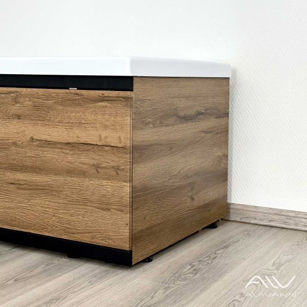 Торцевой экран под ванну МДФ Rita 70 дуб - изображение 2