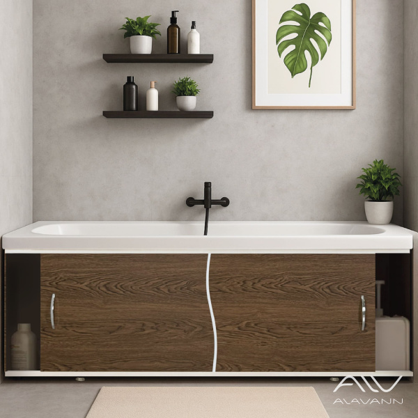 Экран под ванну Elit 170 дуб темный - изображение 2