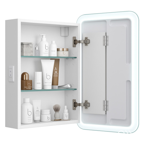 Зеркальный шкаф Cosmetic Light 60 с подсветкой и приближением - изображение 9