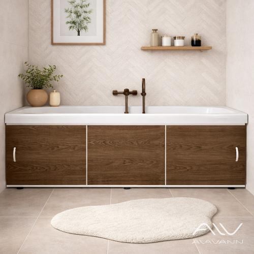 Экран под ванну Elegant 150 дуб тёмный