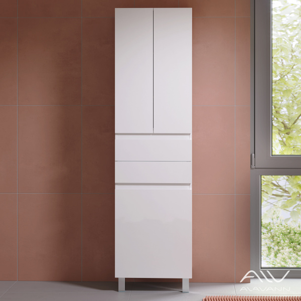 Шкаф-пенал Univers 50 белый - изображение 4