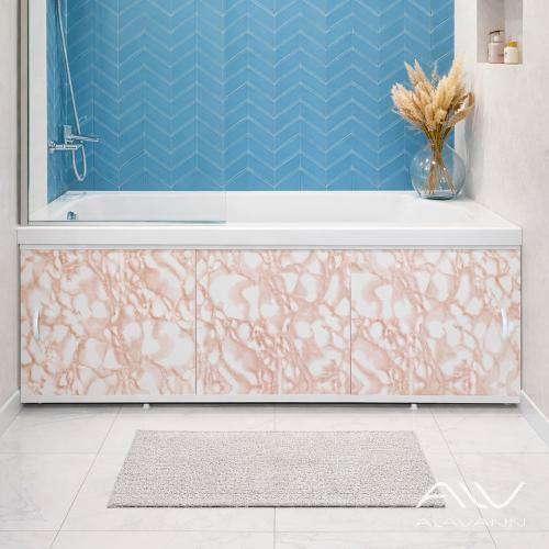 Экран под ванну Elegant 170 кремовый мрамор