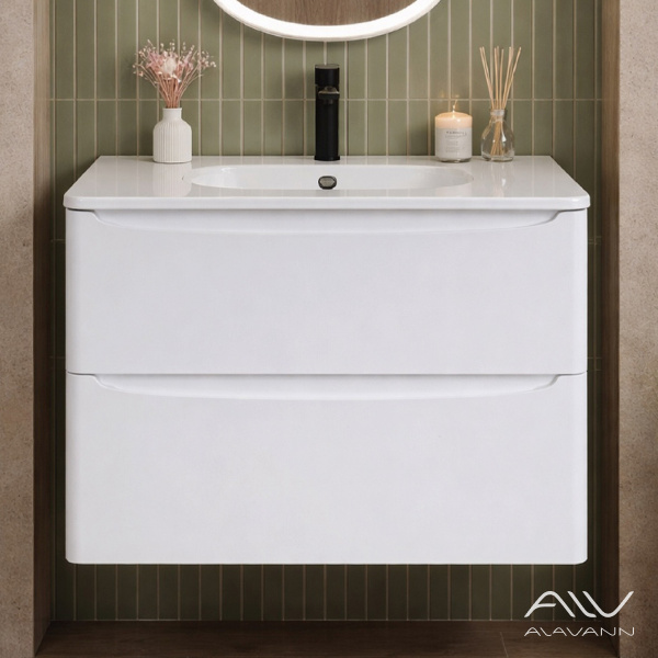 Тумба с раковиной Радо 80 белый - изображение 6