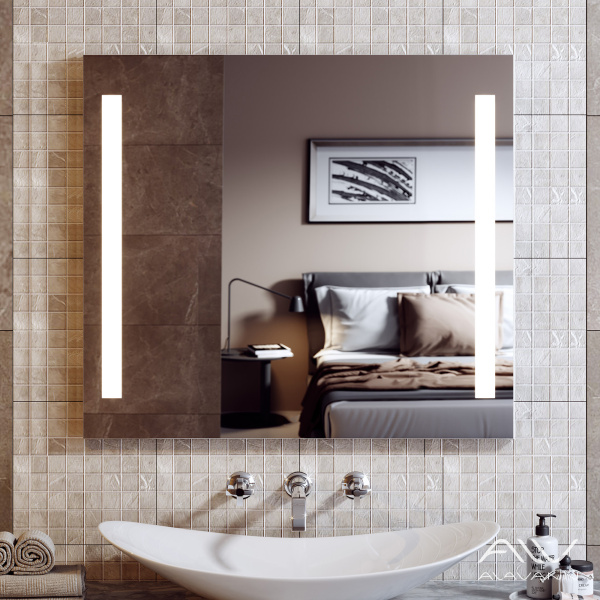 Зеркало Neve Duo 90 с подсветкой - изображение 1