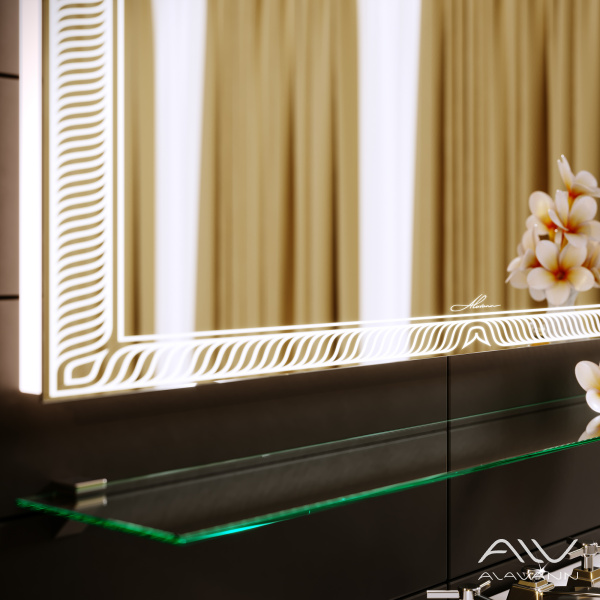 Зеркало Sonata 80 с подсветкой - изображение 3