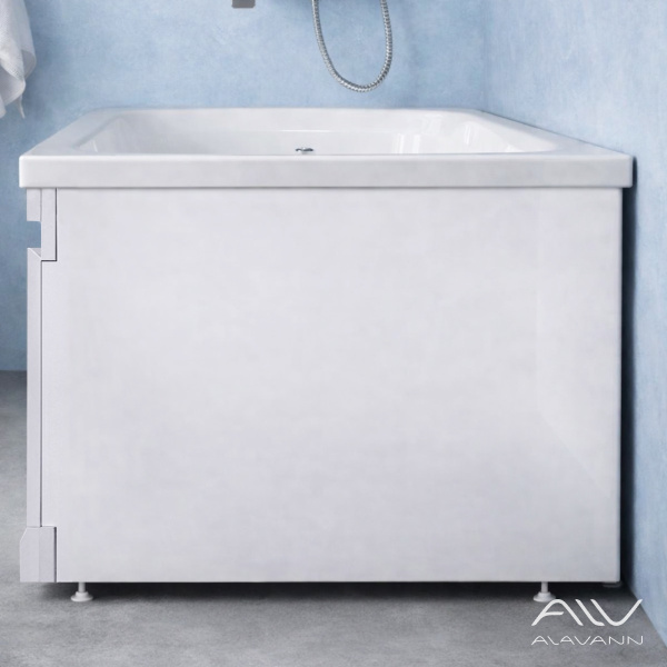 Экран под ванну МДФ Soft 70 см торцевой правый, белый - изображение 1