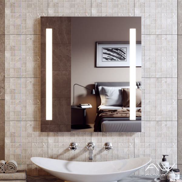 Зеркало Neve Duo 70 с подсветкой - изображение 1