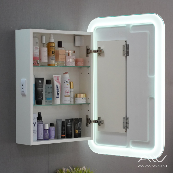 Зеркальный шкаф Cosmetic Light 60 с подсветкой и приближением - изображение 2