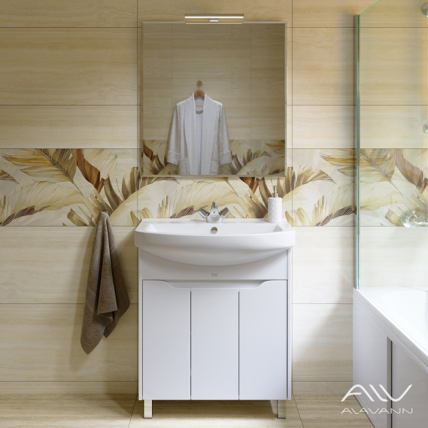 Комплект мебели Crystal 75 белый - изображение 1