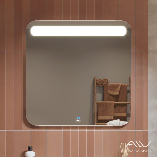 Зеркало Largo 80 с подсветкой - изображение 1