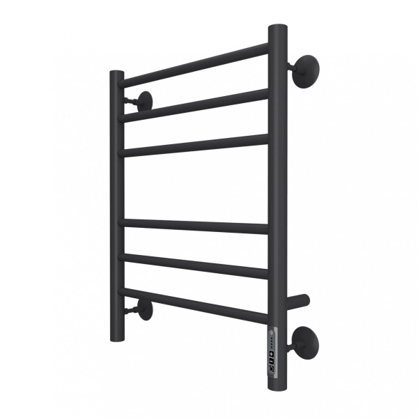 Полотенцесушитель электрический Terminus Аврора П6 450х600 матовый черный - изображение 1
