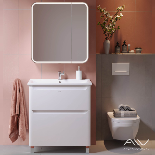 Гарнитур Lana 80 (тумба Lana 80, ум. Миранда 80, шкаф зеркальный Lana 80) - изображение 11